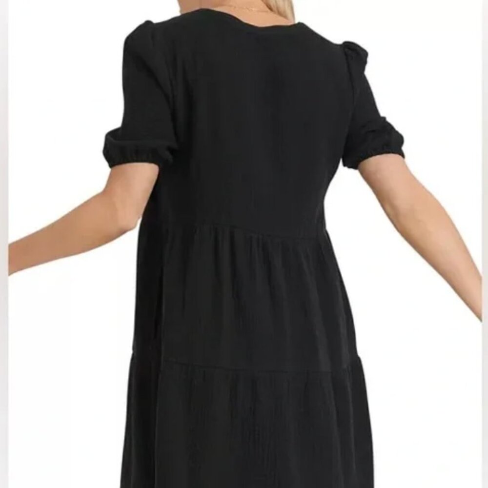 Black babydoll dress - Picture 2 of 6